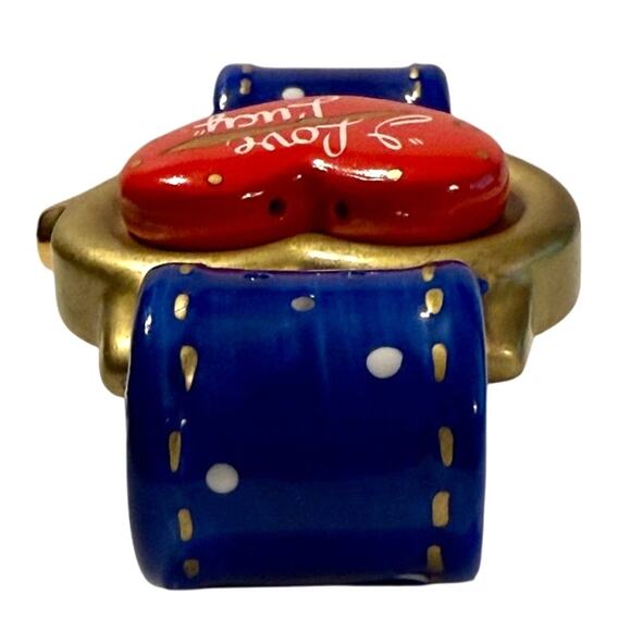 VANDOR Time Piece I Love Lucy Watch Salt and Pepper Shaker Set 14133 Vintage - Picture 4 of 9